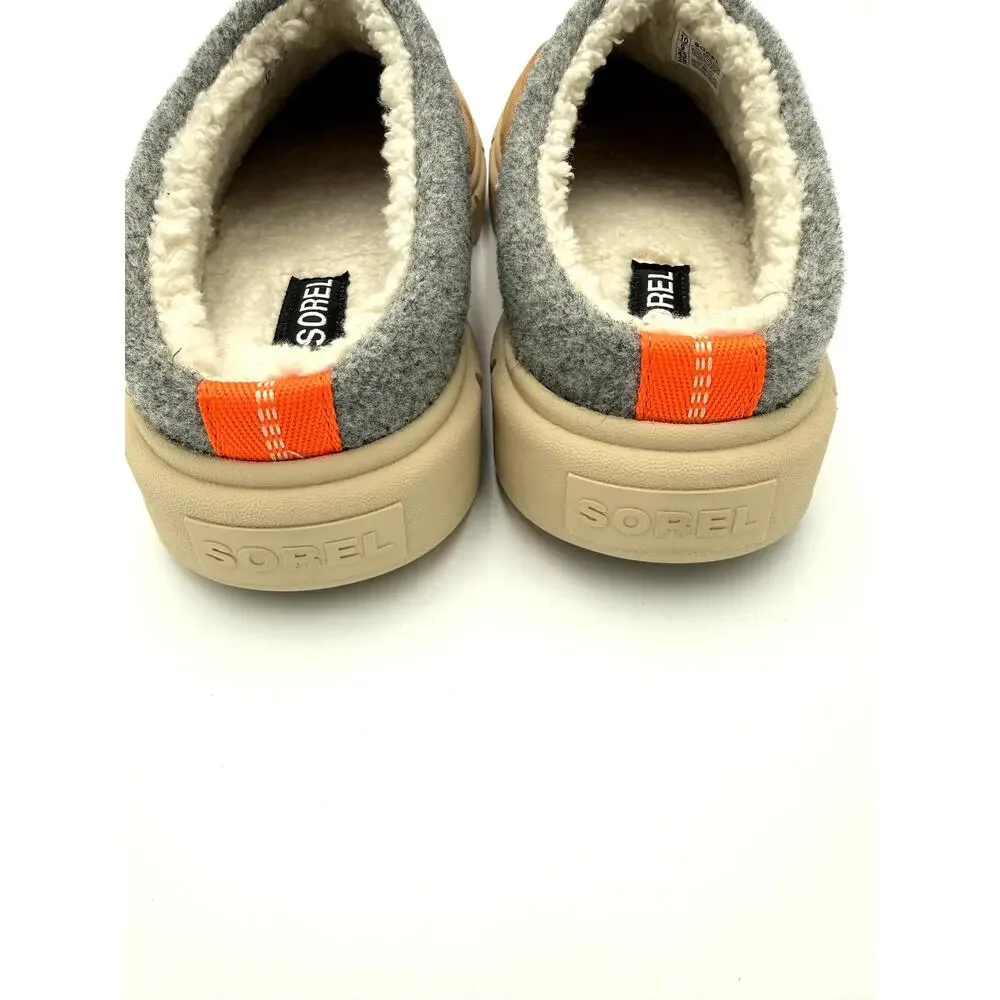 Sorel Men's Explorer III Mule Slippers - Tawny Buff/Gum - Men's 10